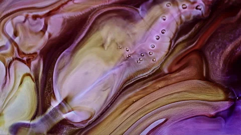 Abstract Ink Paint Diffusion Paradox Illusion Shapes Video stock 308830369