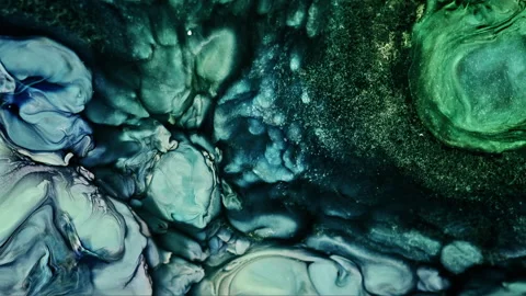 Abstract Ink Paint Diffusion Paradox Illusion Shapes Video stock 308831325