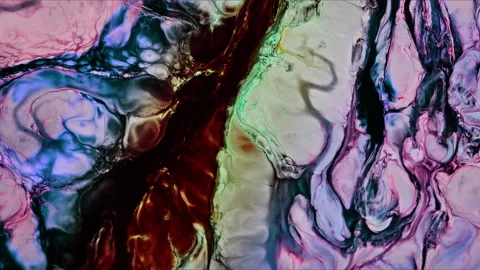 Abstract Ink Paint Diffusion Paradox Illusion Shapes Stock Footage 308834135