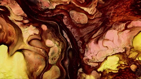 Abstract Ink Paint Diffusion Paradox Illusion Shapes Video stock 308836970