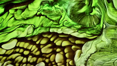 Abstract Ink Paint Diffusion Paradox Illusion Shapes Video stock 308843053