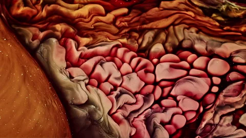 Abstract Ink Paint Diffusion Paradox Illusion Shapes Stock Footage 308844931