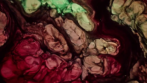 Abstract Ink Paint Diffusion Paradox Illusion Shapes 스톡 동영상 308849552