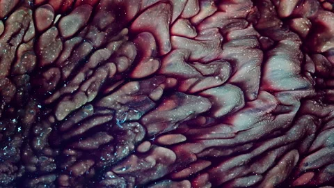 Abstract Ink Paint Diffusion Paradox Illusion Shapes Stock Footage 308852075