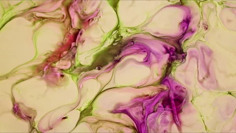 Abstract Ink Paint Diffusion Paradox Illusion Shapes Stock Footage 308852614