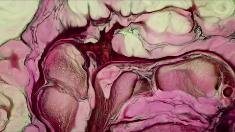 Abstract Ink Paint Diffusion Paradox Illusion Shapes Vídeo Stock 308863190