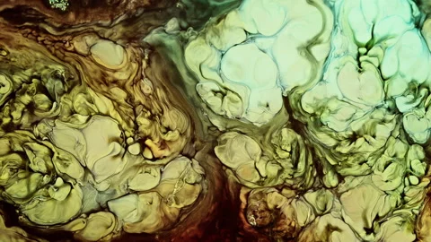 Abstract Ink Paint Diffusion Paradox Illusion Shapes Video stock 308864137