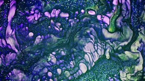 Abstract Ink Paint Diffusion Paradox Illusion Shapes Stock Footage 308868319