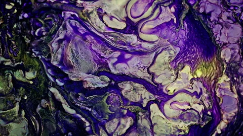 Abstract Ink Paint Diffusion Paradox Illusion Shapes Video stock 308871073