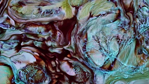 Abstract Ink Paint Diffusion Paradox Illusion Shapes Stock Footage 308872161