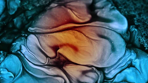 Abstract Ink Paint Diffusion Paradox Illusion Shapes Stock Footage 308872389