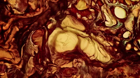 Abstract Ink Paint Diffusion Paradox Illusion Shapes Vídeo Stock 308881373