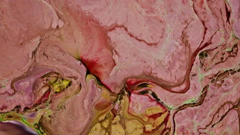 Abstract Ink Paint Diffusion Paradox Illusion Shapes Video stock 308973826