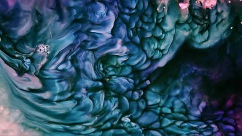 Abstract Ink Paint Diffusion Paradox Illusion Shapes Stock Footage 308977741