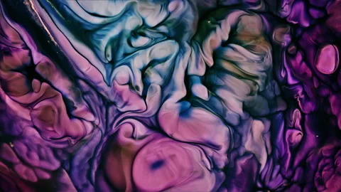 Abstract Ink Paint Diffusion Paradox Illusion Shapes Video stock 308980226