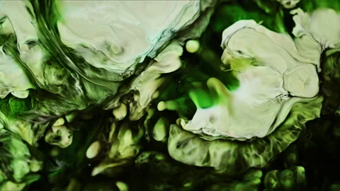 Abstract Ink Paint Diffusion Paradox Illusion Shapes Video stock 308993834