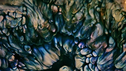 Abstract Ink Paint Diffusion Paradox Illusion Shapes Stock Footage 309008632