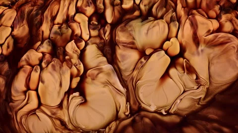 Abstract Ink Paint Diffusion Paradox Illusion Shapes Video stock 309010878