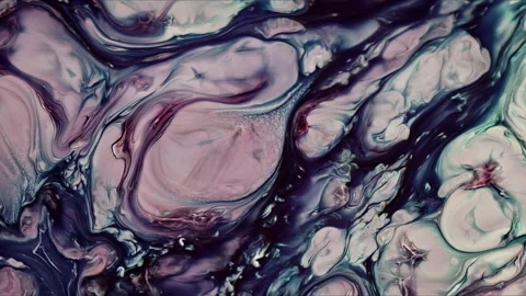 Abstract Ink Paint Diffusion Paradox Illusion Shapes Video stock 309024776