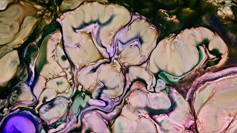 Abstract Ink Paint Diffusion Paradox Illusion Shapes Stock Footage 309027856