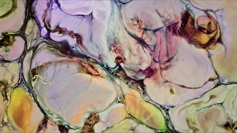 Abstract Ink Paint Diffusion Paradox Illusion Shapes Stock Footage 309034370