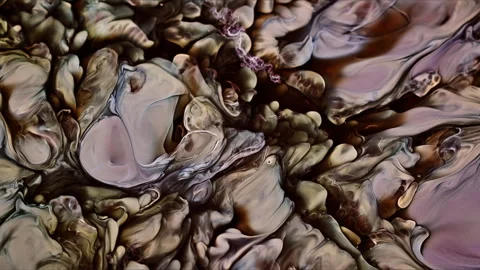 Abstract Ink Paint Diffusion Paradox Illusion Shapes Video stock 309038797