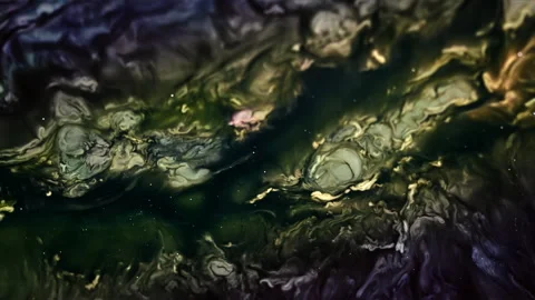 Abstract Ink Paint Diffusion Paradox Illusion Shapes Stock Footage 309046985