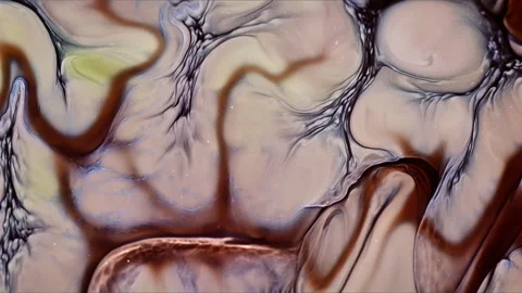 Abstract Ink Paint Diffusion Paradox Illusion Shapes Stock Footage 309056699