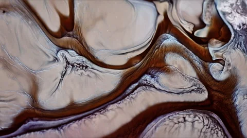 Abstract Ink Paint Diffusion Paradox Illusion Shapes Stock Footage 309057264