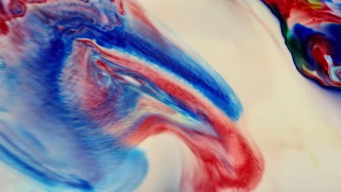 Abstract Ink Paint Diffusion Paradox Illusion Shapes Stock Footage 309061747