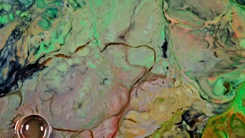 Abstract Ink Paint Diffusion Paradox Illusion Shapes Stock Footage 309065202