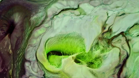 Abstract Ink Paint Diffusion Paradox Illusion Shapes Video stock 309067940