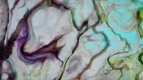 Abstract Ink Paint Diffusion Paradox Illusion Shapes Video stock 309068842