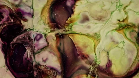 Abstract Ink Paint Diffusion Paradox Illusion Shapes Stock Footage 309069368