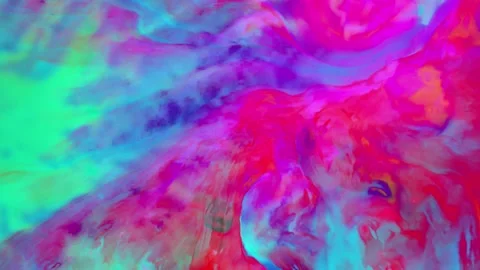 Abstract Ink Paint Diffusion Shapes Of Spread 12 Stock Footage 329665360