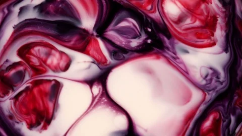 Abstract Ink Paint Explode on Milk Stock Footage 87220084