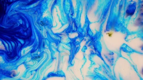 Abstract Ink Paint Explode on Milk Stock Footage 87220247