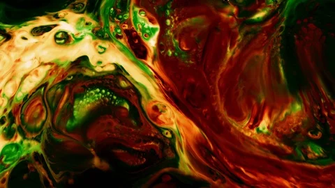 Abstract Ink Paint Explode on Milk Stock Footage 87223028