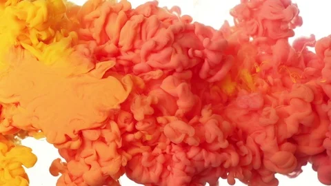 Abstract ink paint motion flow splash, texture. Stock Footage 123613923