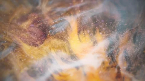 Abstract Ink Painted Background Video stock 254493220