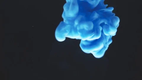 Abstract Ink rotating in water Видео 110731642
