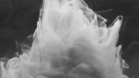 Abstract Ink rotating in water Stock Footage 110737010