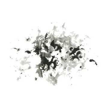 Abstract Ink splash Stock Illustration