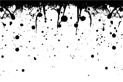 Abstract Ink Splatter Pattern: Seamless Design with Black and White Speckles and 스톡 일러스트