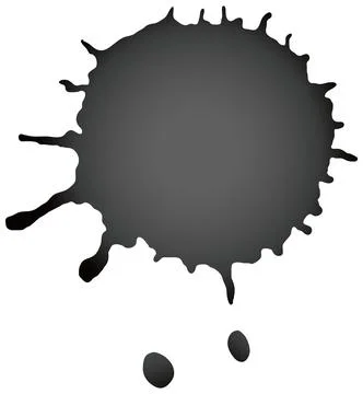 Abstract Ink Splatter Vector Art Illustrazione stock