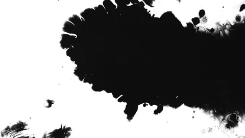 Abstract ink splatters, droplets spreading. Ink matte, splash transition reveals Video stock 155652160