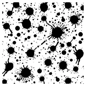 Abstract Ink Texture Vector Silhouette Design  Intriguing Patterns for Mode.. Stock Illustration