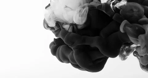 Abstract ink in water  Stock Footage 126741737