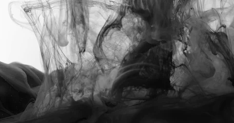 Abstract ink in water III Stock Footage 126743249