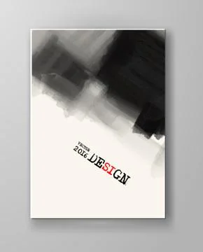 Abstract inkblot background. Stock Illustration